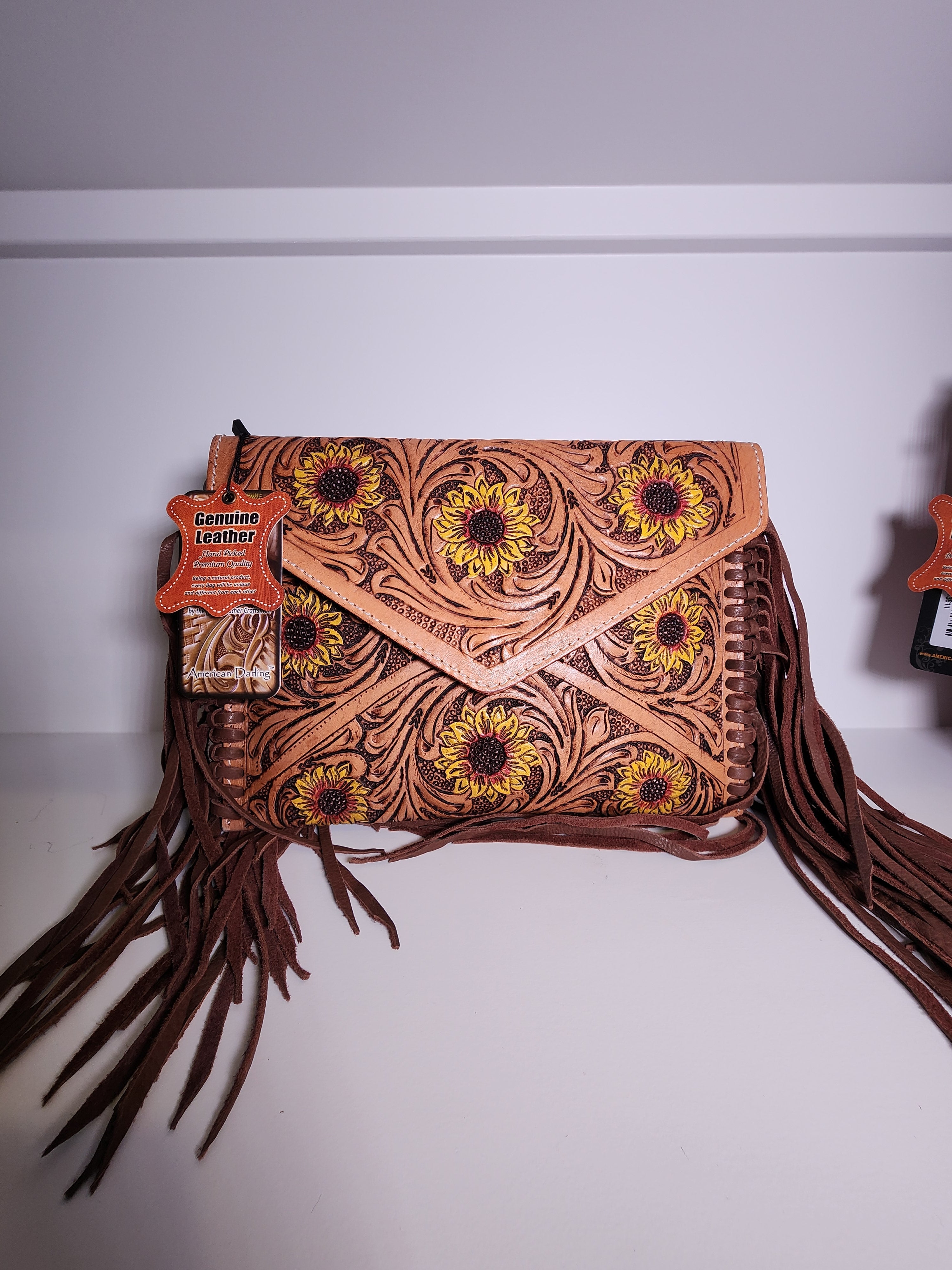 American Darling Genuine Leather Western Women Envelope Bag